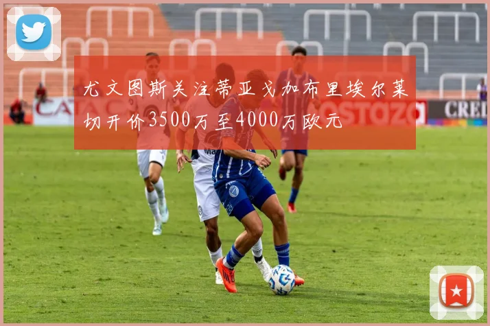 尤文图斯关注蒂亚戈加布里埃尔莱切开价3500万至4000万欧元